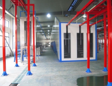 Lò sấy sơn tĩnh điện tự động